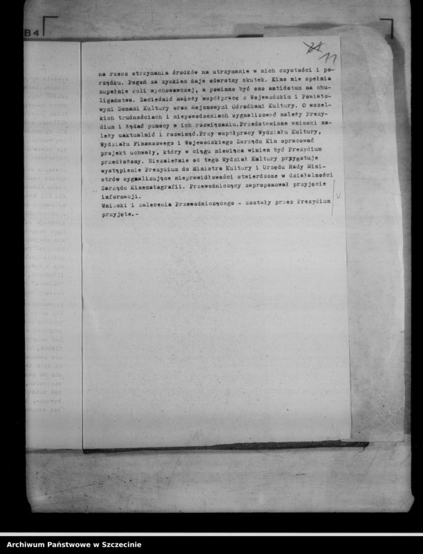 Obraz 15 z jednostki "Protokół posiedzenia Prezydium Wojewódzkiej Rady Narodowej nr 15, miesiąc kwiecień"