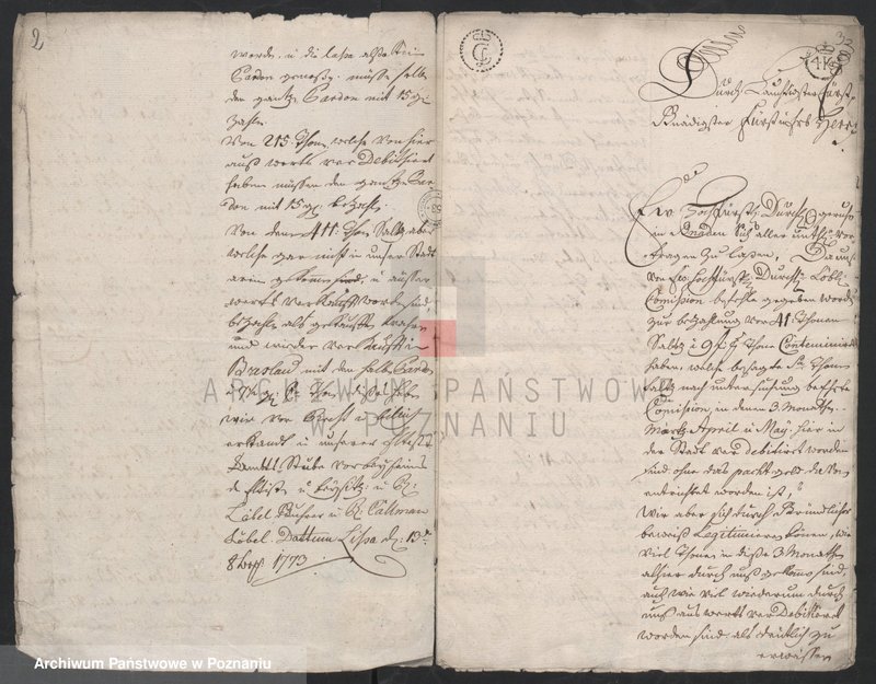 Obraz 3 z jednostki "Handel solą uprawiany przez Żydów Arona i Spółkę i Falk - Mayer - Marcus. Uiszczenie opłat z tego tytułu; język niemiecki"