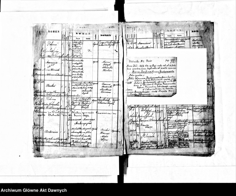 image.from.unit.number "Parafia: Złotniki. Dekanat: Podhajce. Księga metrykalna urodzeń dla całej parafii."