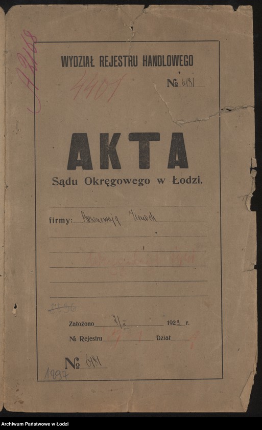 Obraz 2 z jednostki "Henoch Rozencweig- sprzedaż towarów kolonialnych"