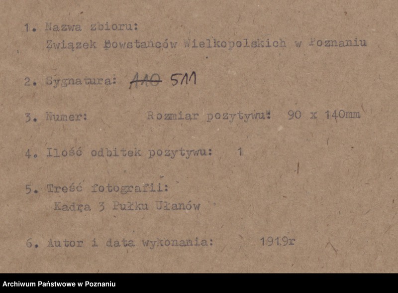 image.from.unit.number "Kadra 3 pułku ułanów"