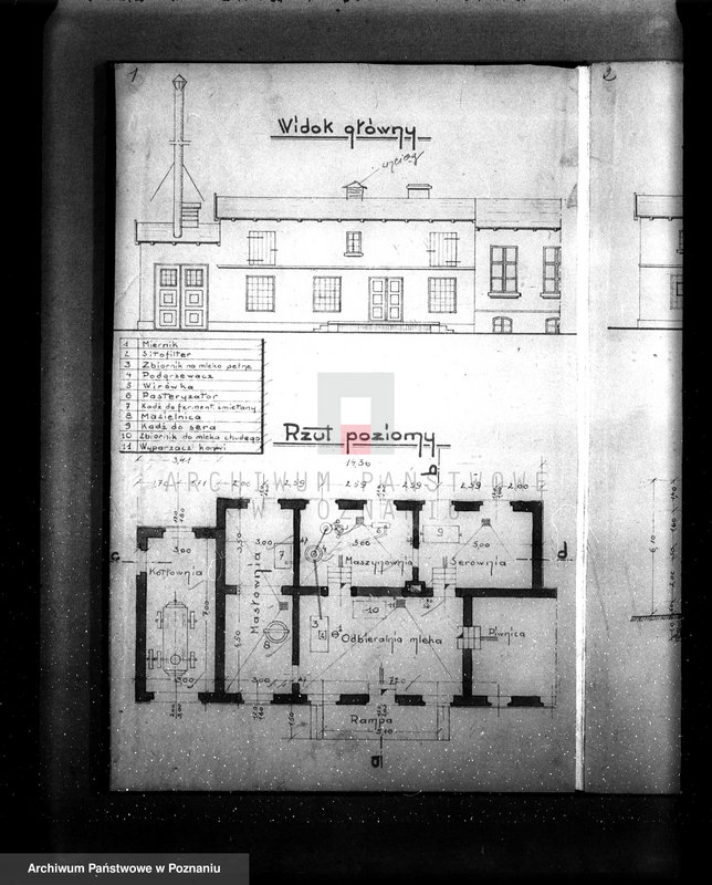 Obraz 5 z jednostki "Rysunek uzupełnajacy Mleczarni w Gostyniu"