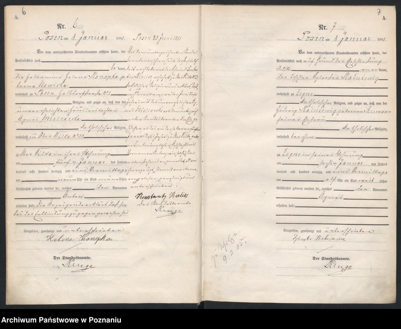 Obraz 6 z jednostki "Księga urodzeń t. I"