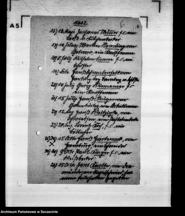 image.from.unit.number "Carl R i t e r s h a u s e n, Stettiner Bürgerbuch, 3. 1661-1695"