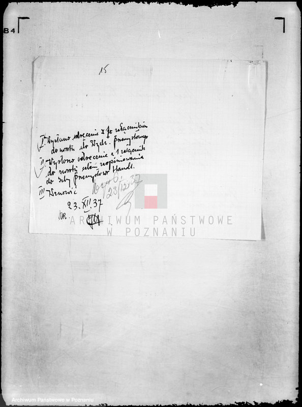 Obraz 19 z jednostki "/Towarzystwo Przemysłowe w Lasku powiat poznański/"