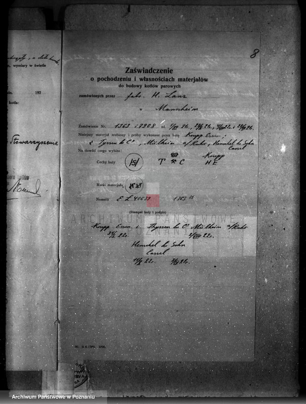 Obraz 12 z jednostki "Tartak i młyn Murowana Goślina, pow. obornicki własność Jende i Pędziński nr woj. 5775"