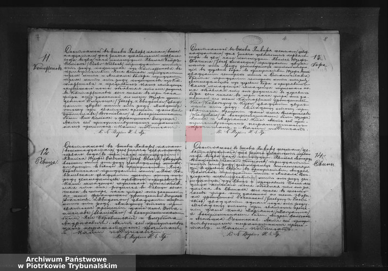 Obraz 8 z jednostki "[Księga Stanu Cywilnego urodzeń ,małżeństw, zgonów]"