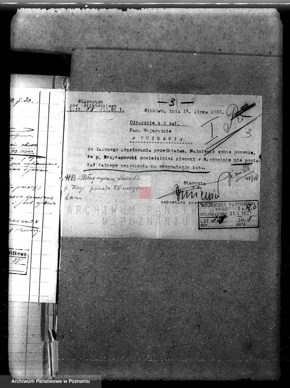 Obraz 7 z jednostki "Nadzór nad gospodarką w lasach majętności Ruchocin powiecie gnieźnieńskim"