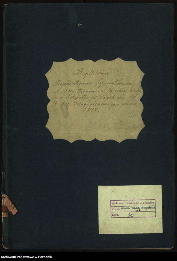 Obraz 2 z jednostki "Księga urodzin, ślubów, zgonów"