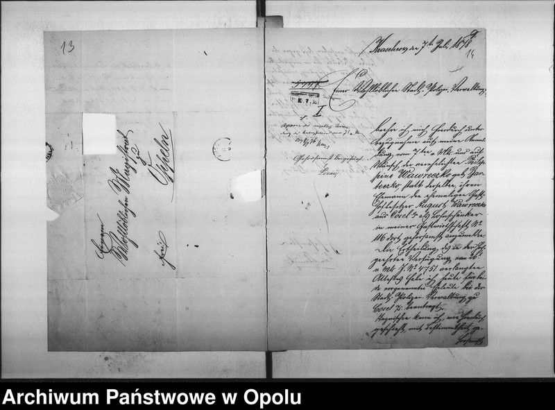 Obraz 14 z jednostki "Acta des Magistrats zu Oppeln betreffend Gastwirtschaft im Adametz