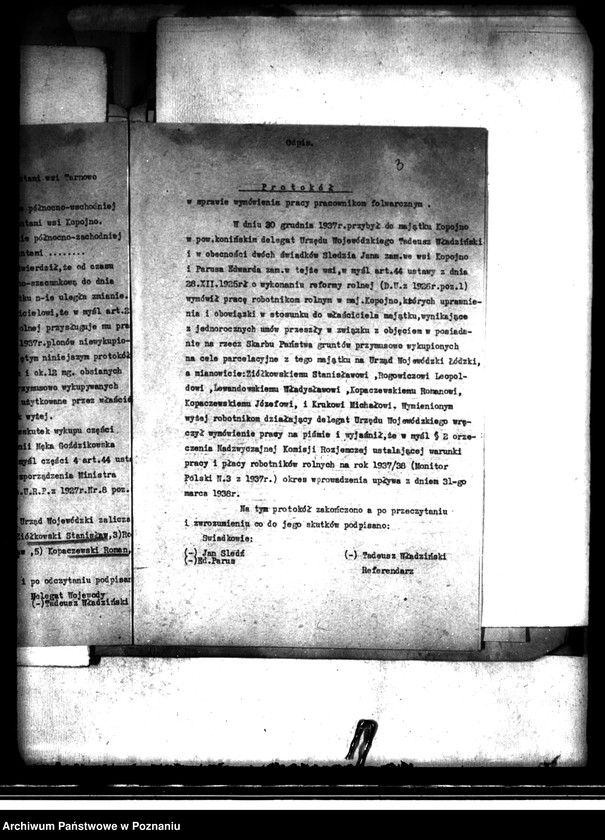 Obraz 7 z jednostki "Odprawy z art. 44 ustawy o wykonaniu reformy rolnej dla byłej służby folwarcznej z przymusowo wykupionej części majątku Kopojno powiatu konińskiego"