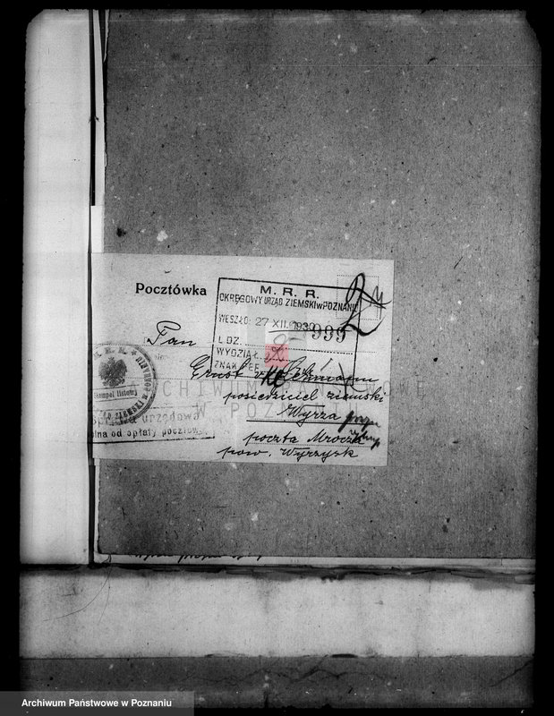 Obraz 11 z jednostki "Przymusowy wykup majątku Wyrza powiatu wyrzyskiego"