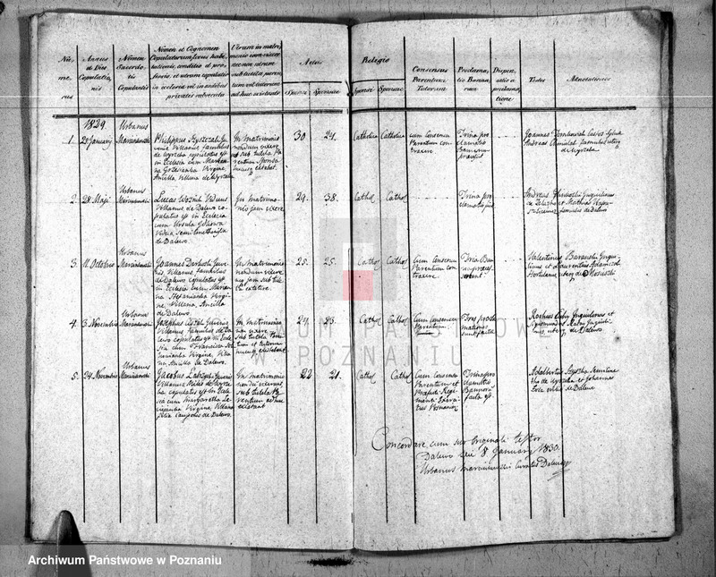 Obraz 8 z jednostki "Liber baptisatorum, copulatorum u. mortuorum"