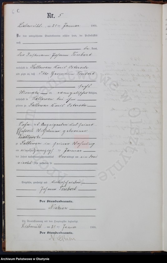 image.from.unit.number "Sterbe-Neben-Register Nr 1 - 87"