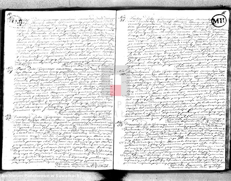 image.from.unit.number "Akta urodzin gminy wigierskiey od 1-go stycznia 1816 do dnia ostatniego grudnia w tymże roku"