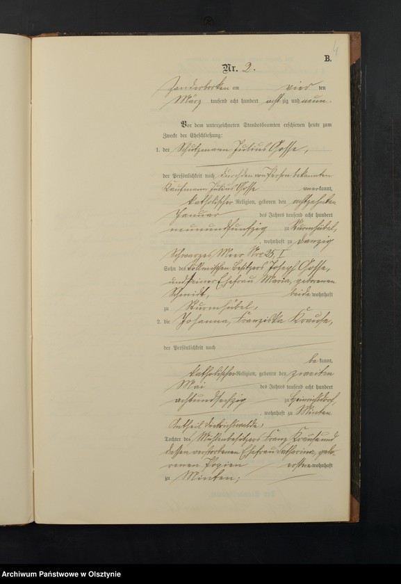 image.from.unit.number "Heiraths-Neben-Register Nr 1 - 16"