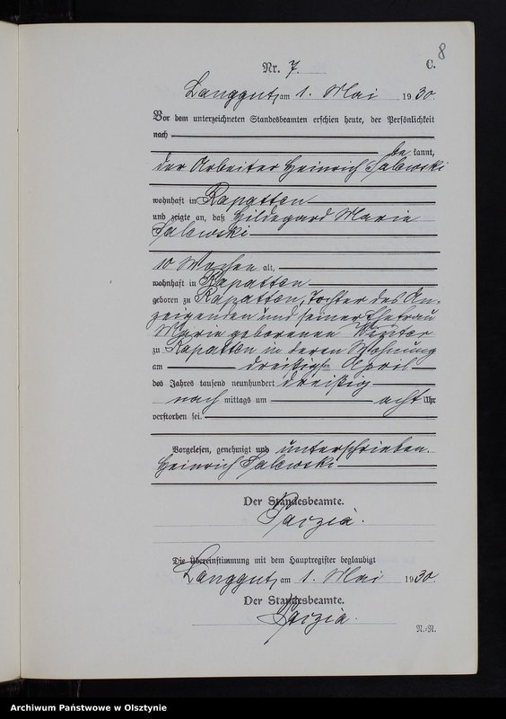 image.from.unit.number "Sterbe-Neben-Register Nr 1 - 16"