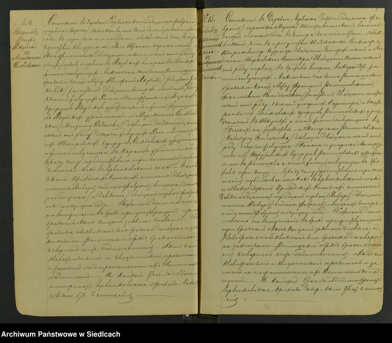 image.from.unit.number "[Akta małżeństw. Rok 1907 do aktu nr 13]"
