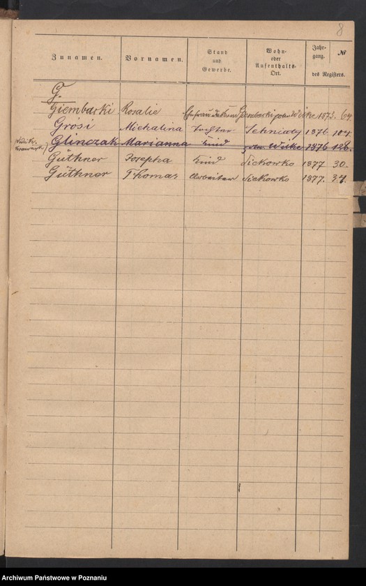 Obraz 11 z jednostki "Sterbe Register"