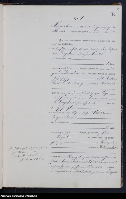 image.from.unit.number "Heiraths-Neben-Register Nr 1 - 15"