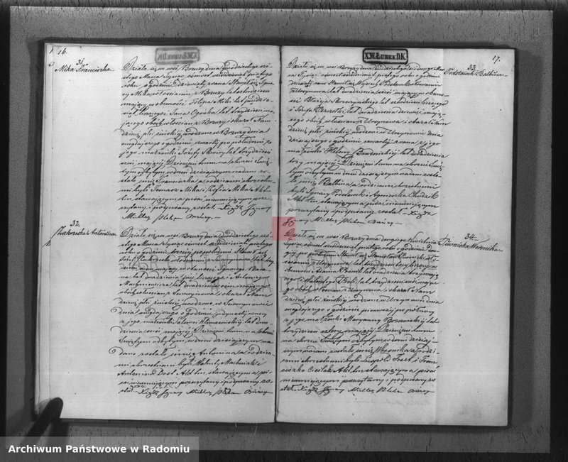 Obraz 11 z jednostki "[Akta stanu cywilnego wyznania rzymskokatolickiego parafii Brzóza 1865]"