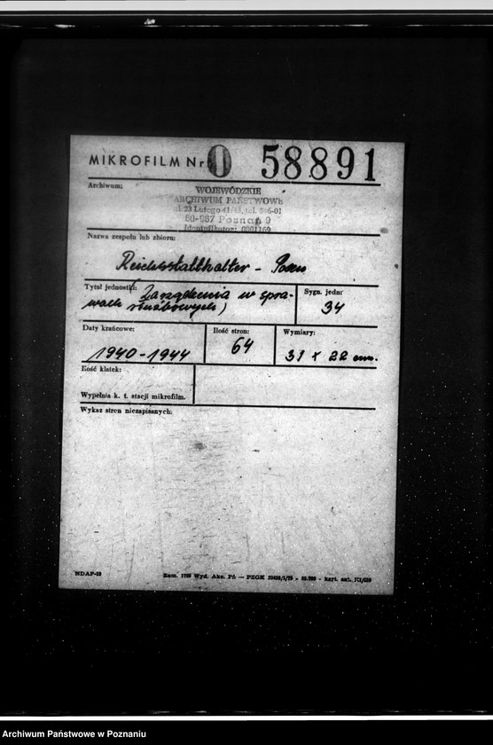 Obraz 2 z jednostki "Zarządzenia w sprawach służbowych"