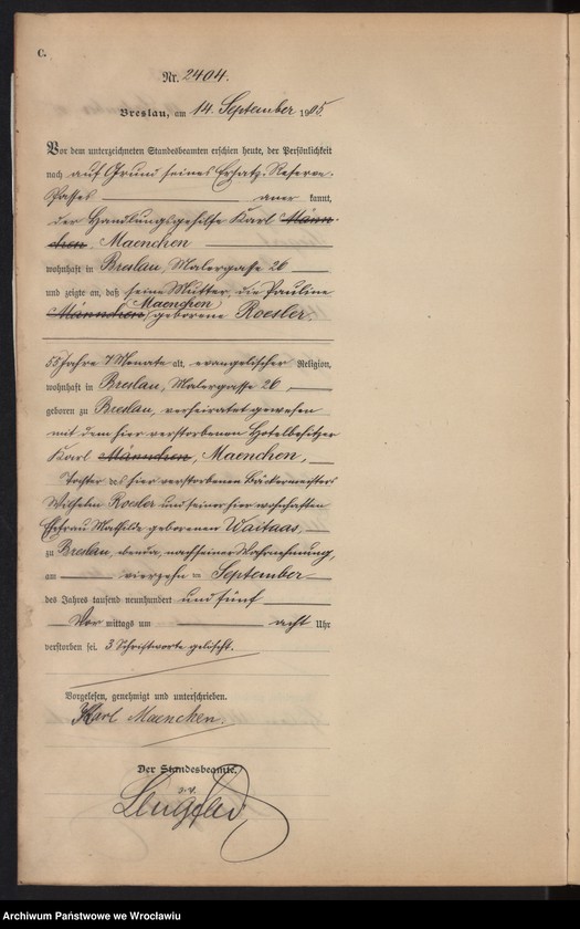 image.from.unit.number "Sterbe-Haupt-Register Breslau I 1905 Band 7"