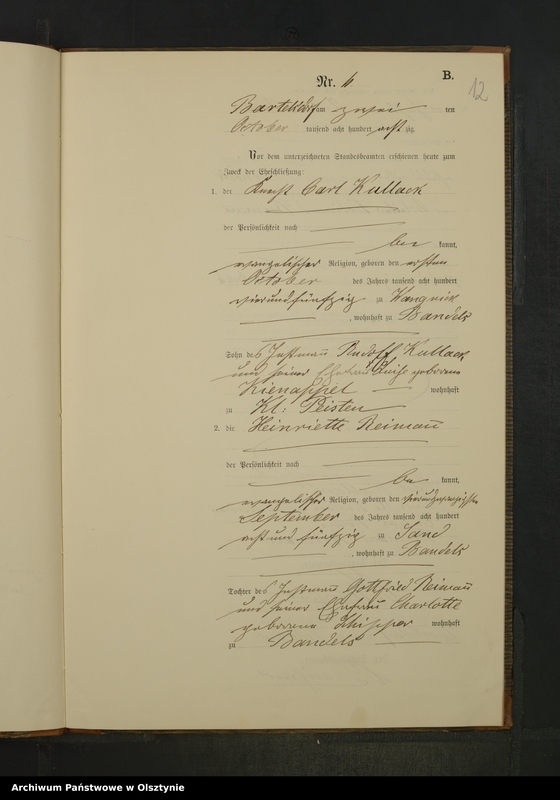 image.from.unit.number "Heiraths-Neben-Register Nr 1 - 11"