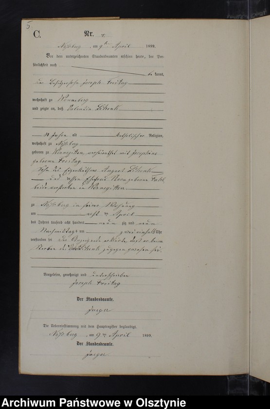 image.from.unit.number "Sterbe-Neben-Register Nr 1 - 11"