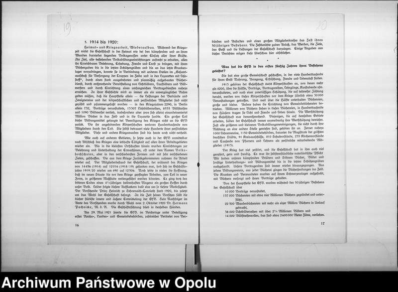 Obraz 19 z jednostki "Magistrats Oppeln. Betrifft: Gesellschaft für Volksbildung"