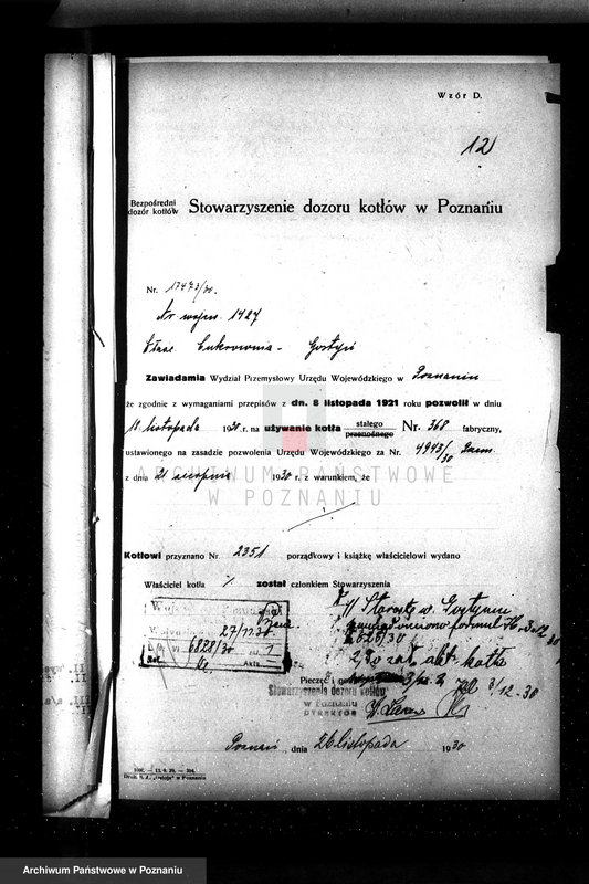 Obraz 20 z jednostki "Cukrownia w Gostyniu nr woj. kotła 1429"