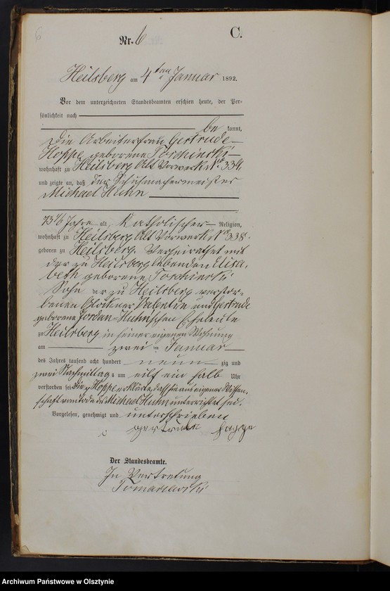 image.from.unit.number "Sterbe-Haupt-Register Nr 1 - 174"