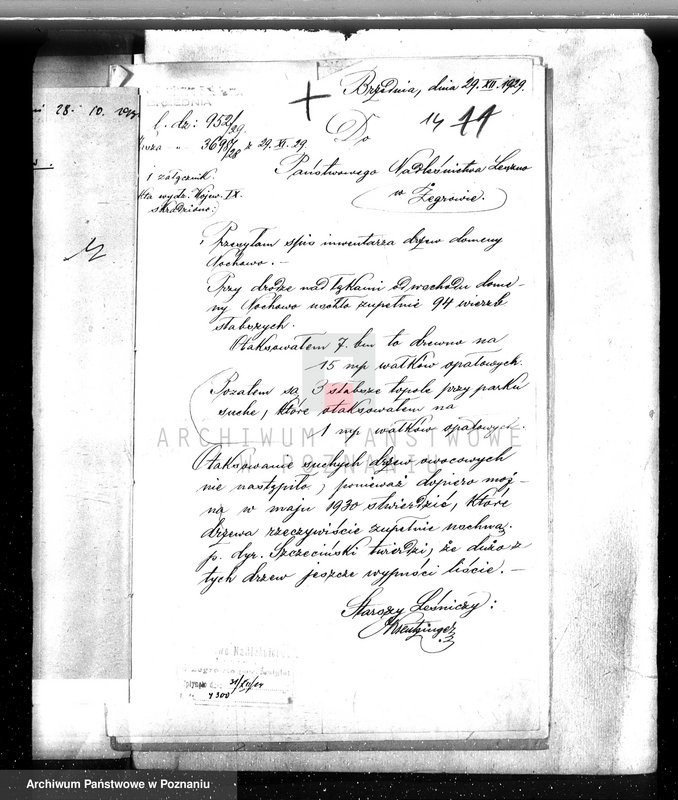 image.from.unit.number "Las majętności Nochowo w powiecie śremskim"