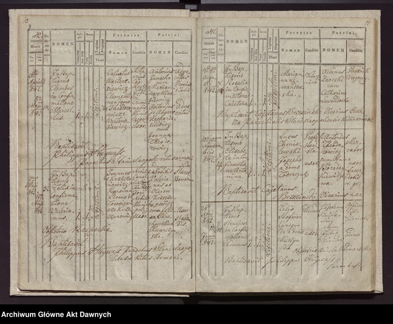 image.from.unit.number "Parafia Stanisławów, ormiańska archidiecezja lwowska; Galicja, zabór austriacki. Księga metrykalna urodzeń."