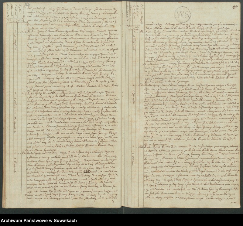 image.from.unit.number "Akta zeszłych gminy puńskiey od 1-go stycznia do dnia ostatniego grudnia 1812 roku."