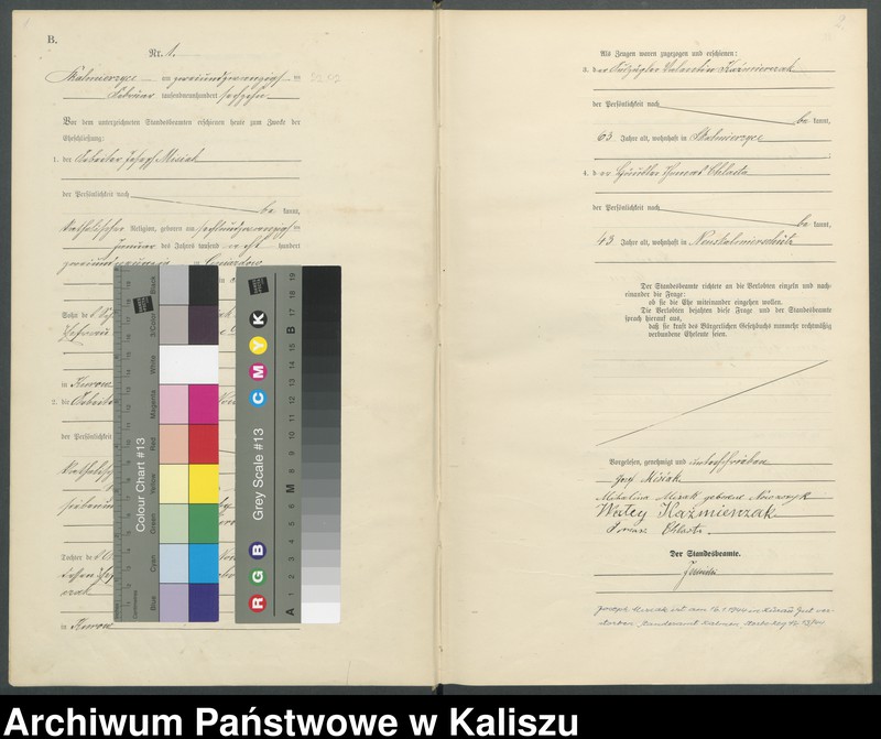 Obraz 4 z jednostki "[Księga małżeństw]"