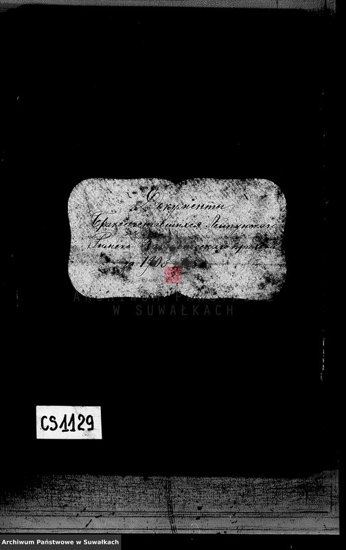 Obraz 3 z jednostki "Dokumenty Brakosočetavšichsja Lejpunskago Rimsko-Katoličeskago Prichoda za 1903 god"