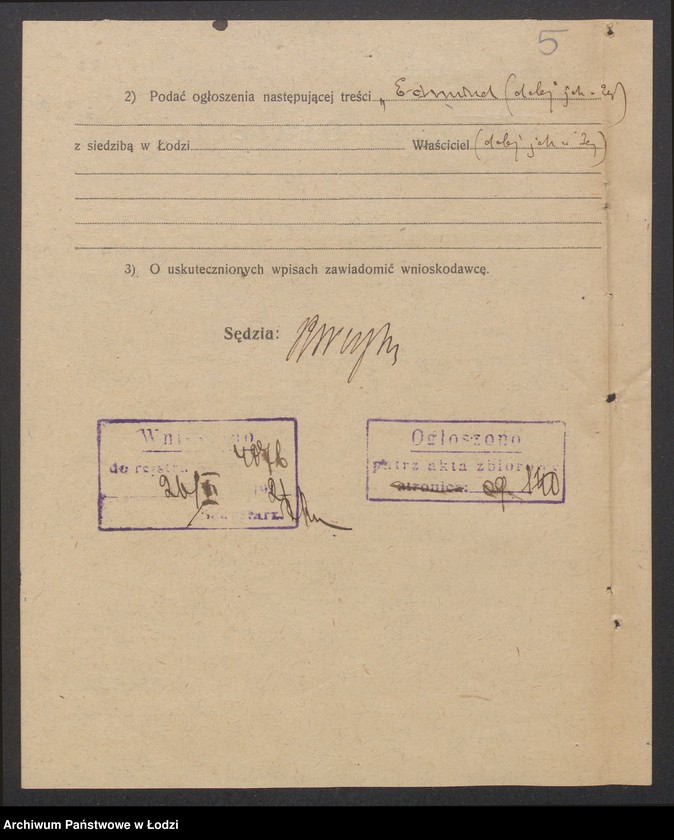 Obraz 7 z jednostki "Edmund Szulc- tkalnia zarobkowa"