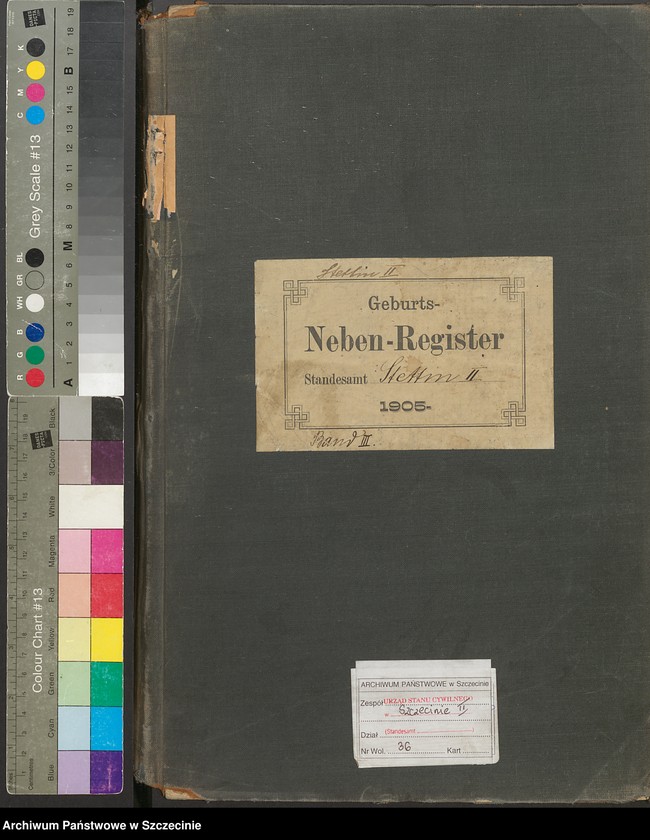 Obraz 2 z jednostki "Geburts-Register (Neben-Register) Band III"