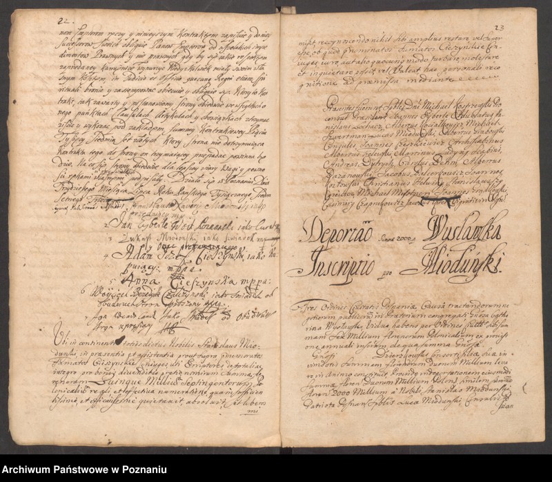 Obraz 15 z jednostki "Acta consularis officii civitatis Posnaniae."