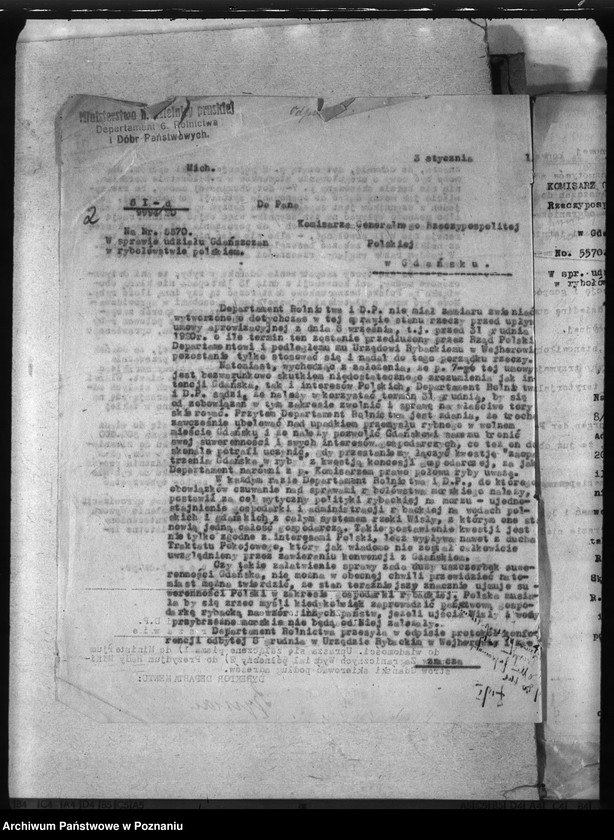 Obraz 6 z jednostki "Deleg. Departamentu Rolnictwa i D. Państw. Rybołówstwo"