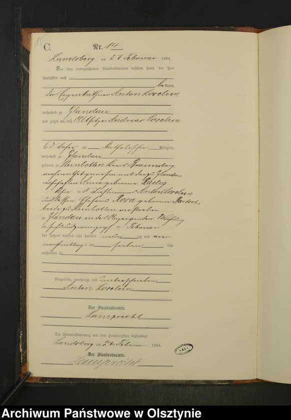 image.from.unit.number "Sterbe-Neben-Register Nr 1 - 47"