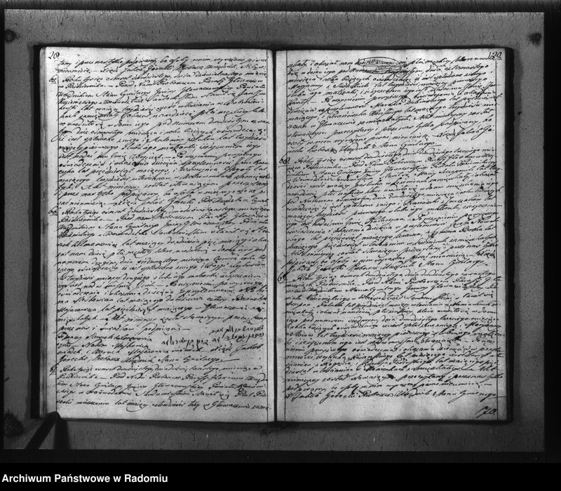 image.from.unit.number "Księga akt cywilnych gminy Głowaczew na rok 1820"