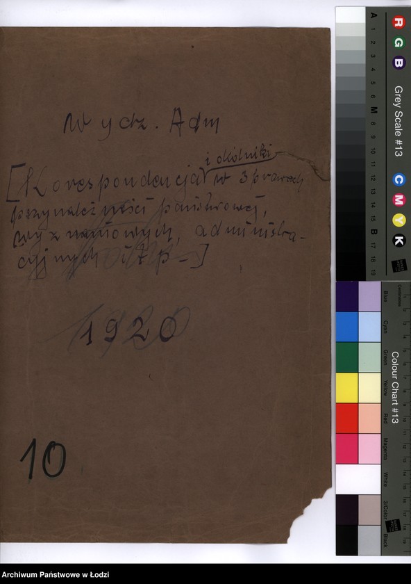 Obraz 2 z jednostki "[Korespondencja i okólniki w sprawach przynależności państwowej, wyznaniowych, administracyjnych itp.]"