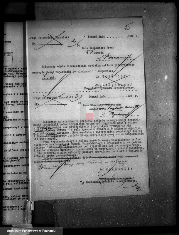 Obraz 19 z jednostki "Zatwierdzenie fabryki części rowerowych Helminy Weinberg w Poznaniu"