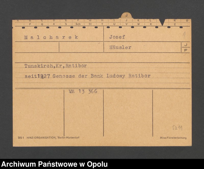 Obraz 3 z jednostki "[Malcharek Josef, Tunskirch]"