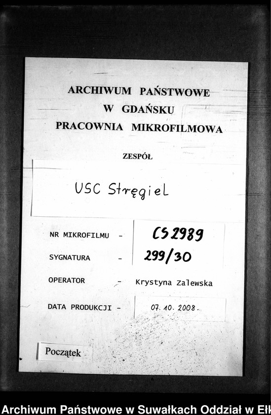 image.from.unit.number "Heiraths-Neben-Register des Preussischen Standes-Amtes Gr. Strengeln Kreis Angerburg"