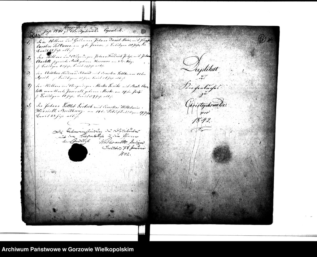 image.from.unit.number "Duplikate der Kirchenbücher von der Parochie Christophswalde"