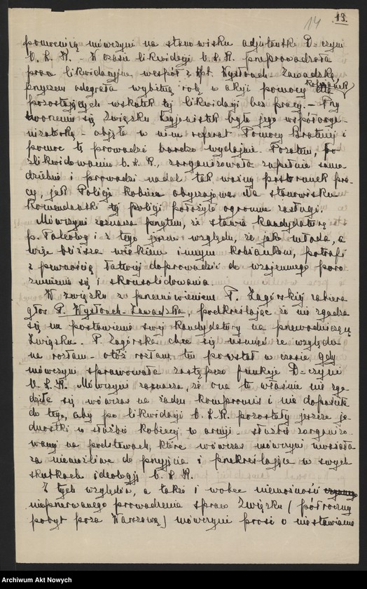 image.from.unit.number "I Zjazd Delegatek. Protokół z obrad, program, regulamin dla kół, listy delegatek, legitymacje."