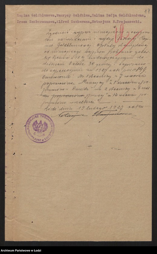 Obraz 19 z jednostki "S. Goldblum - skład żelaza"